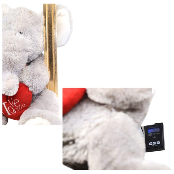 I Love You 2009 Valentines Elephant 15" Stuffed Animal - Picture 9 of 11
